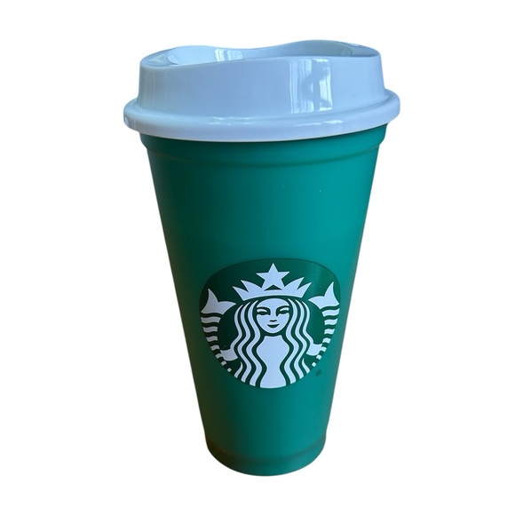 Starbucks Other - Starbucks 16oz Green Reusable Coffee Cup